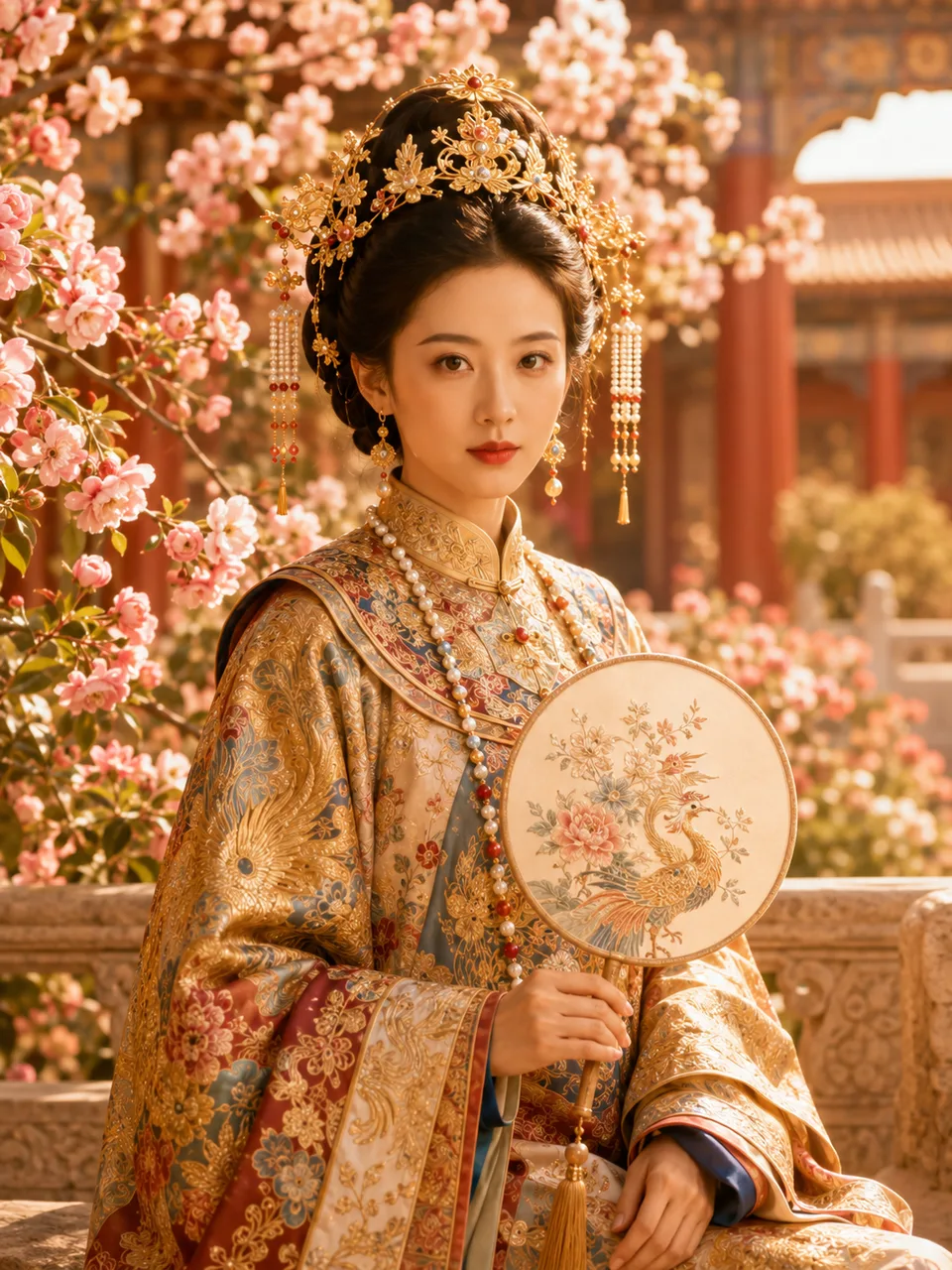 春庭赏花 内部概念封面，非正式生成结果